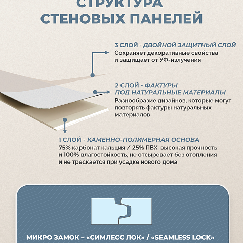 Стеновая панель SPC Тканевая роскошь/ Атлас (фото 7)