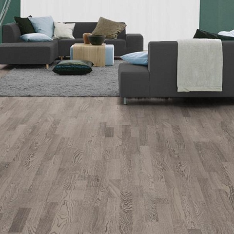 Karelia  Дуб Конкрит Грей трехполосный Oak Concrete Grey 3S (фото 5)