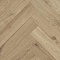 Wood Bee Herringbone Дуб Аурео браш матовый Aureo, UV-лак gloss 5-9% (правая) (миниатюра фото 1)