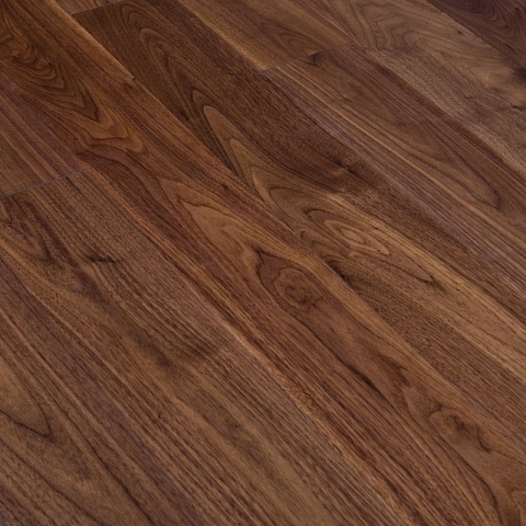 CROWNWOOD EXOTIC ONE Массивная (шип-паз) Орех Американский Натуральный Селект лак 300..1800 х 127 х 19,05 / 2.164 м2 (фото 5)