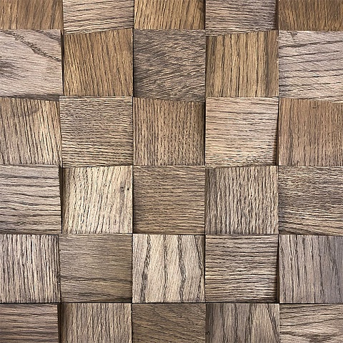 Стеновые панели CROWNWOOD WP3D70130 Спил, Дуб шлиф (фото 1)