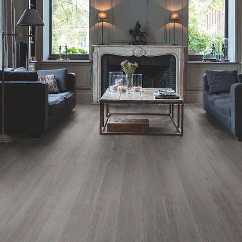 Quick Step LIVYN Balance Glue Plus BAGP 40060 Дуб шелковый темно-серый (фото 3)