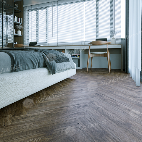 Alpine Floor Herringbone 12 Pro 4V 34 (CH) LF106-10A New Дуб Бордо (фото 3)