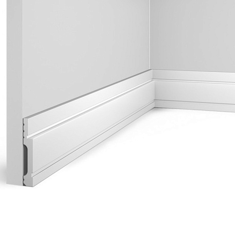 Плинтус HI WOOD B75V1L/ 75 x 12 x 2000 (фото 1)