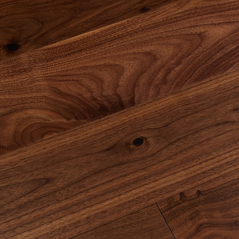 HM Flooring 14 мм шип-паз Орех американский тонированный Натур лак с фаской (фото 2)