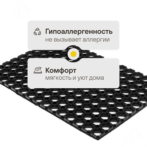 Коврик ячеистый Rubberfield Решётка 16 мм (фото 3)